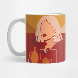 Beauty Illustrations Mug